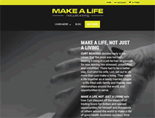 Tablet Screenshot of makealife.com